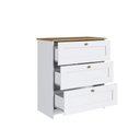 Ver imagem 6 de Conjunto Quarto Solteiro Completo 3 Peças 4 Portas 6 Gavetas Americano Cor Branco - Decibal Móveis