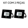 KIT COM 2 REFLETOR DEEP LED PARA JARDIM VERDE HIGH TECH SMD 10W LLUM - 1