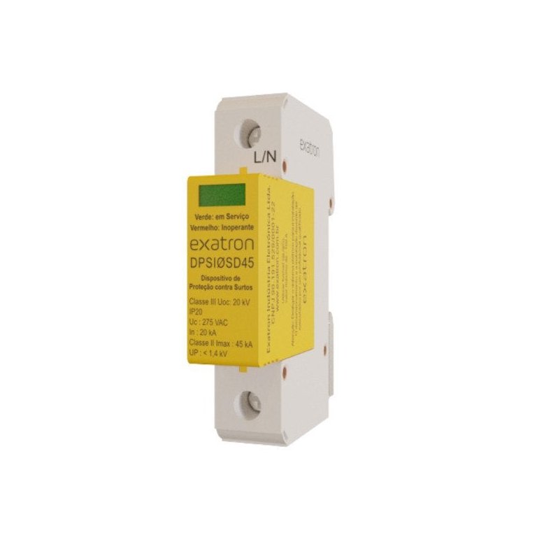 DISPOSITIVO PROTETOR DE SURTO DPS SLIM INT BIVOLT 45KA EXATRON
