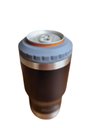Ver imagem 5 de Copo Térmico 4 em 1 com Tampa Porta Latas e Long Neck Plasvale - Preto