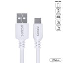 Ver imagem 1 de Cabo USB a 2.0 para USB Tipo C para Celular Smartphone 1M Branco - PUACB-01