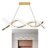 Luminaria Lustre Pendente Dna Molecular Espiral 36w Iluminaçao Decoraçao Luxo Teto Sala Quarto Cozin - 2