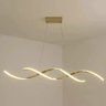 Luminaria Lustre Pendente Dna Molecular Espiral 36w Iluminaçao Decoraçao Luxo Teto Sala Quarto Cozin - 4