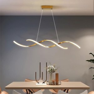 Luminaria Lustre Pendente Dna Molecular Espiral 36w Iluminaçao Decoraçao Luxo Teto Sala Quarto Cozin