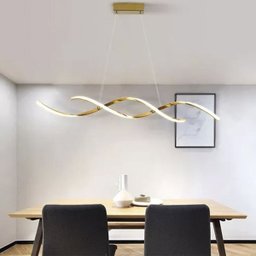 Luminaria Lustre Pendente Dna Molecular Espiral 36w Iluminaçao Decoraçao Luxo Teto Sala Quarto Cozin - 6