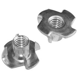 Porca Garra para madeira 1/4 Zincada - 100 Pçs - 2 Porca Garra para madeira 1/4 Zincada - 100 Pçs - 2