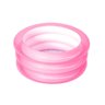 BEL/LAZER/PISCINA KIDDIE POOL 3 ANEIS 43L 70X30CM ROSA Piscina Inflável Rosa 43 Litros Kids - 1
