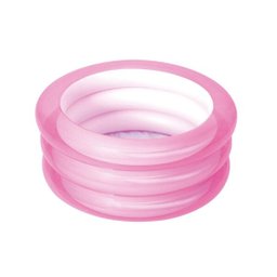 BEL/LAZER/PISCINA KIDDIE POOL 3 ANEIS 43L 70X30CM ROSA Piscina Inflável Rosa 43 Litros Kids - 2