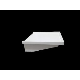 Prateleira Suporte Filtro Bebedouro Água 45x40 Mdf - Branco - 8