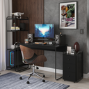 Ver imagem 2 de Gaveteiro para Escritório 3 Gavetas Estilo Industrial Criare Preto