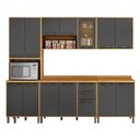 Ver imagem 3 de Cozinha Completa 5 Peças Detalhe Vidro Áustria Valdemóveis