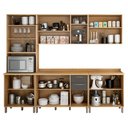 Ver imagem 4 de Cozinha Completa 5 Peças Detalhe Vidro Áustria Valdemóveis