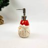 Dispenser de Sabonete Líquido Papai Noel Banheiro 16x8cm - 4
