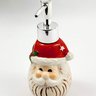Dispenser de Sabonete Líquido Papai Noel Banheiro 16x8cm - 6