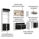 Ver imagem 4 de Armário de Cozinha Completa 290cm Branco/Preto/Crema Vicenza Madesa 15