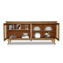 Ver imagem 4 de Buffet Serra Clara Reto 4 Portas MDF MDP 163cm Imbuia Casah