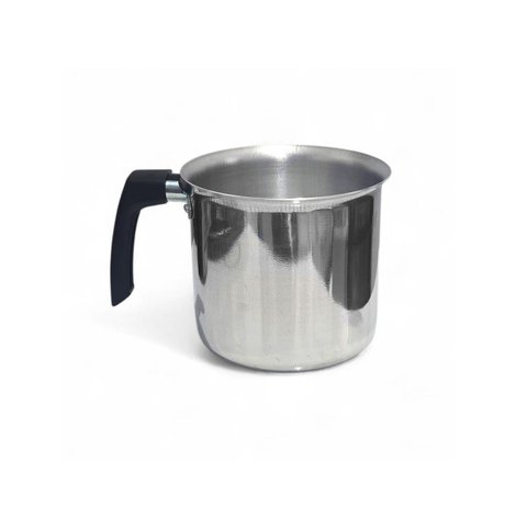 Fervedor Leiteira Canecão Tradicional 10cm 800ml Alumínio Prata Polido