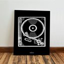 Ver imagem 4 de Kit 3 Quadro Decorativo Musica Moderno Preto Minimalista Qualidade Premium Moderno 28x20cm
