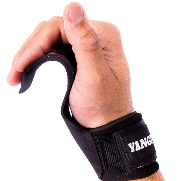 Luva Strap Hand Grip Para Cross Training e Musculação - P