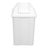 Cesto Quadrado Com Tampa Vai E Vem 60 Litros:Verde - 5