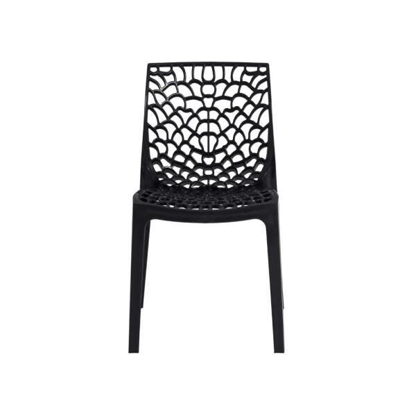 Kit 4 Cadeiras de Mesa Sala para Jantar Gruvyer Design Preta - 2