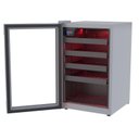 Ver imagem 3 de Adega Color Light 100 para 24 Garrafas Cinza Porta Invertida 127 V