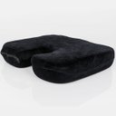 Ver imagem 1 de Almofada terapêutica para cóccix 38x32cm preta