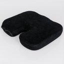 Ver imagem 2 de Almofada terapêutica para cóccix 38x32cm preta