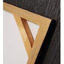 Ver imagem 3 de Conjunto 2 Quadros Decorativos Tela em Lona Arte Abstrata Minimalista 100x60cm Para Sala Quarto
