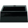 Pia Cuba Sobrepor para Banheiro de Mármore Sintético Preto Pop 31 X 31 Quanta Compositos Cuba Sobrep - 5