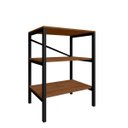 Ver imagem 2 de Estante Industrial Compacta 3 Prateleiras Multiuso Moderno