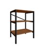 Estante Industrial Compacta 3 Prateleiras Multiuso Moderno - 2