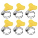 Ver imagem 1 de Braçadeira sem Fim de Metal Borboleta Regulável 13-19mm | Utilimix | 06 Un