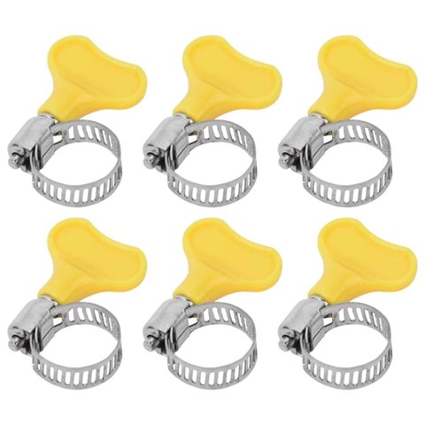 Braçadeira sem Fim de Metal Borboleta Regulável 13-19mm | Utilimix | 06 Un