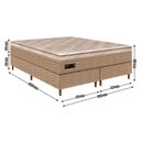 Ver imagem 6 de Cama Box King Cayene Molas Ensacadas Individualmente 193x75cm