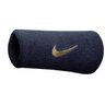 Munhequeira Nike Grande Swoosh Double Wide - Azul Marinho/Dourado - 01 Par - 1