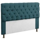 Ver imagem 3 de Cabeceira Solteiro Cama Box Estofada 90 Cm Mirage Veludo