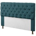 Ver imagem 1 de Cabeceira Solteiro Cama Box Estofada 90 Cm Mirage Veludo