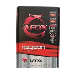 Placa de Vídeo AFOX Radeon R5 220, 1GB, DDR3, 64Bit, Low Profile, HDMI/DVI/VGA - AFR5220-1024D3L9-V2 - 2