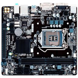 Placa Mãe Gigabyte H110M-S2V, Intel 7ª/6ª Geração, Socket LGA 1151, DDR4 - 3