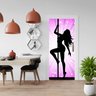 Adesivo Decorativo Porta Pole Dance Dança Fundo Pink - 4