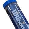Bola de Frescobol Wilson Blue Bullet Azul Tubo com 3 Unidades - 3