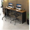 Ver imagem 2 de Mesas Escritório Plataforma 2 Lugares - 1,80 - com Caixa de Tomada  Atacadao Moveis Escritorio