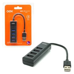 Hub USB 2.0 Oex Hb102, 4 Portas - 1