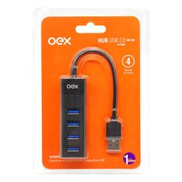Hub USB 2.0 Oex Hb102, 4 Portas - 5