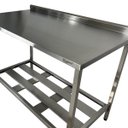 Ver imagem 5 de Mesa Aço Inox Profissional 130x60x90 Cm com Espelho Nortinox