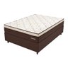 Cama Box Casal Colchão Magnético Massageador Omega 138x188x26cm Marrom - 5