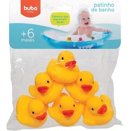 Brinquedo para Banho - Patinhos - 6 unidades - Buba BUB09684 - 2