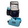 Bolsa Térmica Lanche com Marmita Colher e Garrafa Kit Fitness - Azul - 1