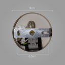 Ver imagem 7 de Pendente Eloa ZR136 Madeira Smoky Globo Vidro 15cm + G9 BF Starlux ST2603
